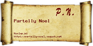 Partelly Noel névjegykártya